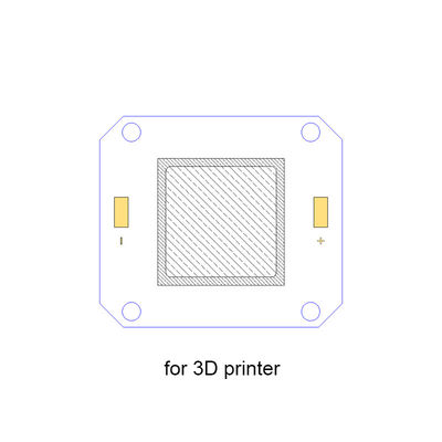 UVled Chips For 3D Drucker 20W 385nm, 4046 PFEILER LED Chip mit hoher Dichte