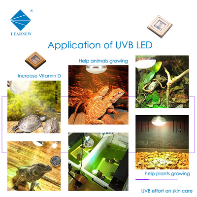 Lichtempfindliche 3W 3535 UVB LED-Chips 320nm 315nm 306nm 340nm zum Aushärten und Beschichten
