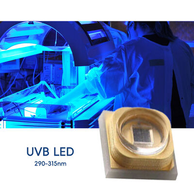 Schönheit UVB 3W Chip 315nm Fabrikpreis 3535 LED Diode SMD 311nm 500mA Bräunungslampe LED Diode SMD 306nm 295nm 110mW