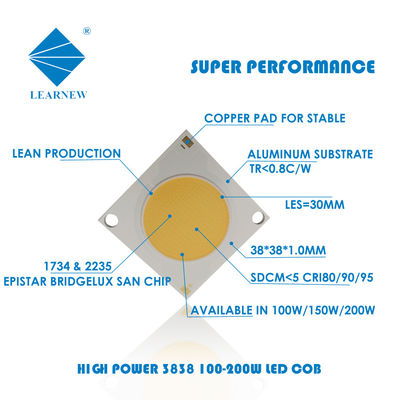 Hoher PFEILER LED Chips Aluminum Copper Substrate Kriteriumbezogener Anweisung 3000K 4000K 6500K 36V