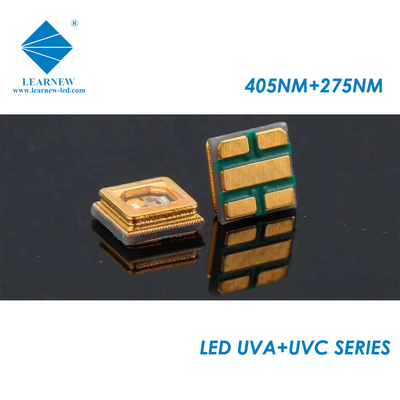 UVC UVA Series 0.5w 265-285nm 395-405nm 3535 COB SMD Chip QUARTZ GLASS LENS