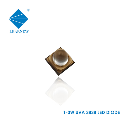 Uva führte UV-UVA LED Chips For kurierenden UVdrucker 3D Shenzhen-Fabrik-3838 3W