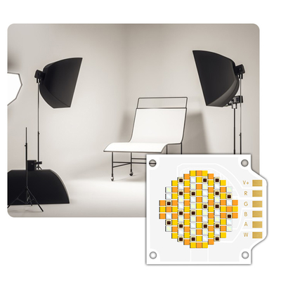 250W VF 24-26V Dimmbare 5 Farben RGBCW COB LED Chip mit hohem CRI 90RA für Bühnenbeleuchtung