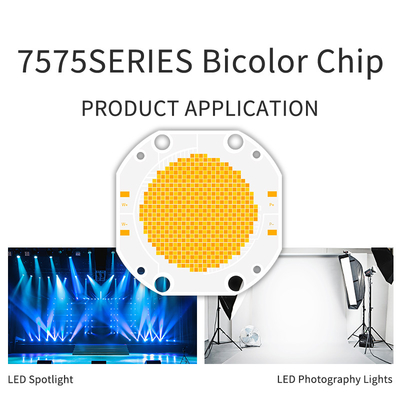 600w + 600w Dual Color Cob Led Chip 7575 Dimmbar 2700-6500k 54v 60v Für Fotografie Licht