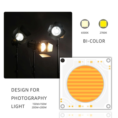 5454 Dimmbar 200w 150w Cob Led Chip Doppelfarbtemperatur 2700k 6500k 51-53v 57-60v