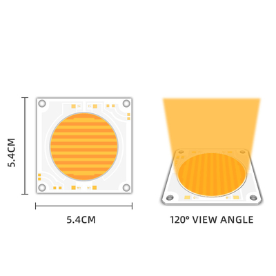 5454 Dimmbar 200w 150w Cob Led Chip Doppelfarbtemperatur 2700k 6500k 51-53v 57-60v