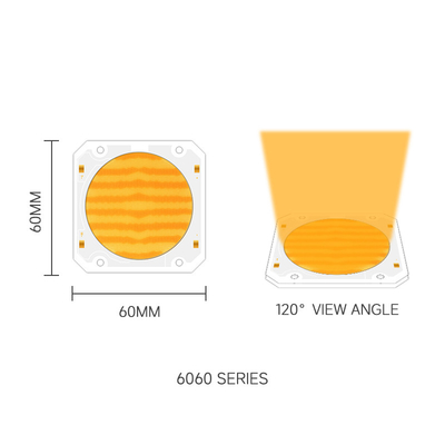 Bi-Color Cob Led Chip 6060 Dual CCT 2700K 6500K Cob Chip Hochleistungs-LEDs mit 300W*2
