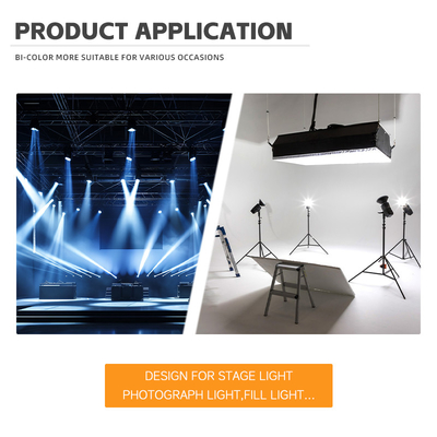 High Power Bi Color 300W 6060 Flip Chip Custom Cob Led Chip für kommerzielle Led-Leuchte Bühnenlicht