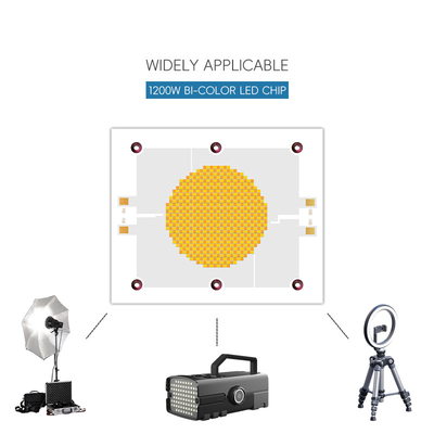 2700K 6500K Doppelfarbige Hochleistungs-LED COB 1200W COB LED Fotografie