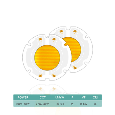 AC 51-53V 2700K-6500K Vollspektrum-LED-Chip 200w AC COB LED-Chip