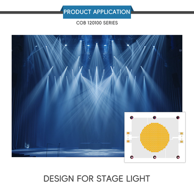 Hochleistungs-LED-Chip 120100 Größe 2700k 6500k 1200w Flip Chip COB LED-Lampengräben für Fotografielicht
