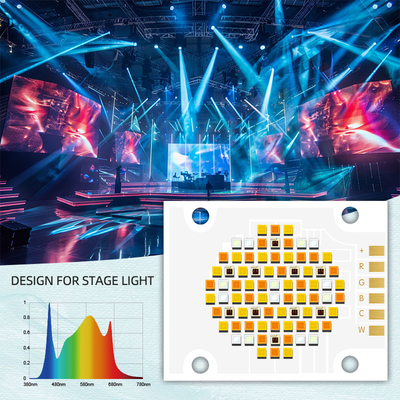 RGBCW Fünffarbiger COB LED-Chip 180W 2700k 6500k 4050 Fotografie COB-Chips