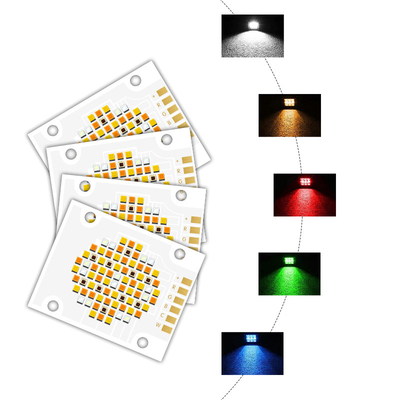 RGBWC Fünffarbe 180W High CRI 95 LED COB Chip 40X50MM LED Chip für Bühnenbeleuchtung / Blitzlicht / Fotografie
