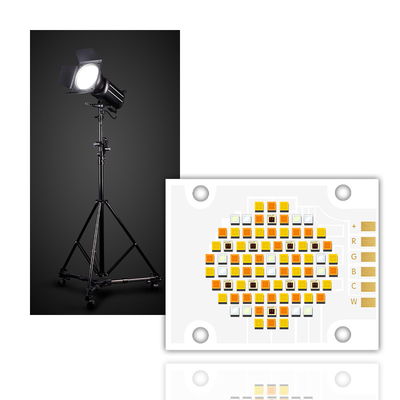 180W RGBCW COB LED-Chips für Fotografie Lichter 5 Farben in 1 EMIT Größe 32MM Hohe CRI 95