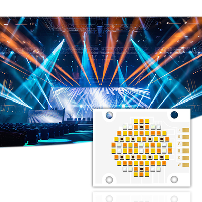 180W RGBCW COB LED-Chips für Fotografie Lichter 5 Farben in 1 EMIT Größe 32MM Hohe CRI 95
