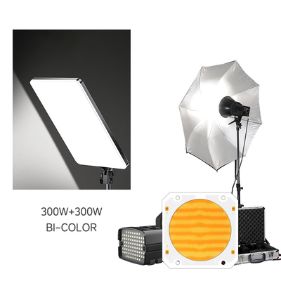 60*60 195-205V 300W 300W Dual CCT LED COB 200W 200W Bi Color COB LED Chip mit 90LM/W und CCT 620nm/460nm/520nm/2700K/6500K