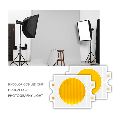 Dämpfung 72V 75V Doppelfarbe 300W+300W Konstante Spannung COB LED 4055 Bi Farbe 2700k 6500k 95ra Led für Gleislampe