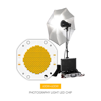 Factory Price 75*75 60V 600W+600W Dual CCT LED COB Bi Color COB LED Chip High Power COB LED