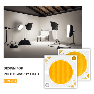2424 Serie 40W 40W Bi-Color LED-Chip 2800K/6500K CCT 100/110 LM/W 1100MA IF 36V-38V Für Fotografie-Licht LED-Chip