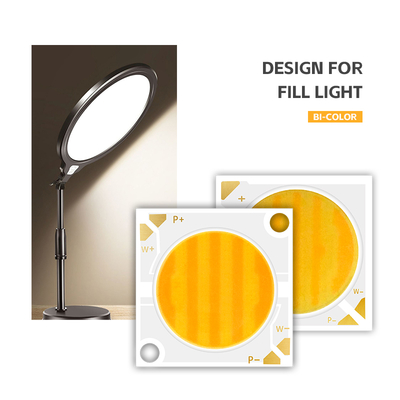 2424 Serie 40W 40W Bi-Color LED-Chip 2800K/6500K CCT 100/110 LM/W 1100MA IF 36V-38V Für Fotografie-Licht LED-Chip