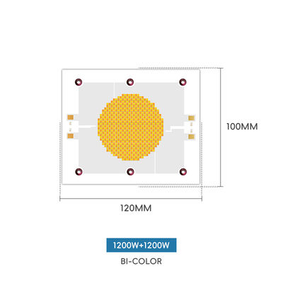 2400W Dual Color COB LED Chip 2700K 6500K CRI 95+ für Fotografie