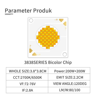 Hochdichte COB LED Chip 3838 200W CRI97 2700-6500K Fotografie Licht