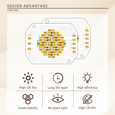 3545 LED-Chip 350W RGBCW 45-48V Hohe Helligkeit COB