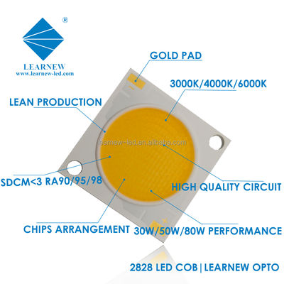 High CRI 95 97 98 LED COB Chip for Photography Light with Dimmable Function