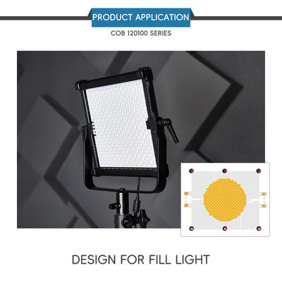 Professioneller 1200W+1200W Bi-Calor LED COB Chip 70-100lm/W 120*100mm mit 2-Jahres-Garantie für Fotografie-Licht