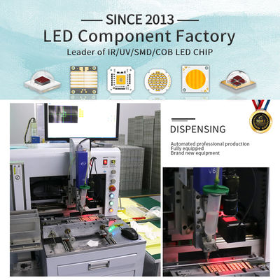 RGBWC Fünf-Farben-COB-LED-Chip 180W 300W mit 21-24V Eingangsspannung und 120° Betrachtungswinkel für Fotografiebeleuchtung