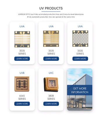 Deep UV LED Chip 250-280nm 0,5W 1W 3W 5W Optionen für medizinische und Laborgeräte & Sterilisation von Luft und Wasser