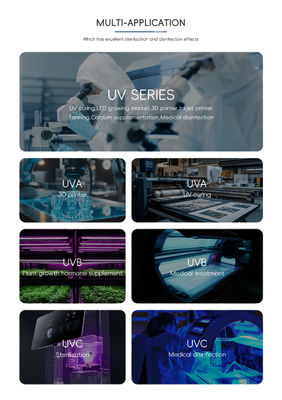 Deep UV LED Chip 250-280nm 0,5W 1W 3W 5W Optionen für medizinische und Laborgeräte & Sterilisation von Luft und Wasser