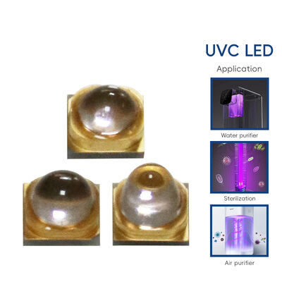 UV LED UV-C LED 3W 110mW 500mA LED 270nm 3838 275nm UV LEDs Hochleistungs-UV UVC LED UV-C LED 265nm UVC
