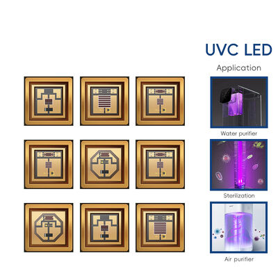 UV LED UV-C LED 3W 110mW 500mA LED 270nm 3838 275nm UV LEDs Hochleistungs-UV UVC LED UV-C LED 265nm UVC