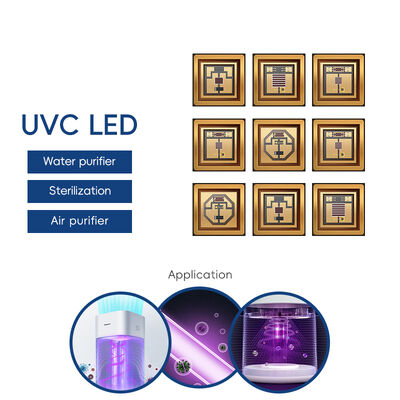 UV LED UV-C LED 3W 110mW 500mA LED 270nm 3838 275nm UV LEDs Hochleistungs-UV UVC LED UV-C LED 265nm UVC