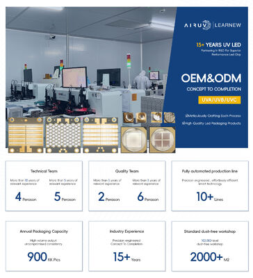 5W-7W UV-LED-Diode 55mil SMD3838 Hochleistungs 365nm 385nm 395nm 405nm UV-Härtung UV-LED-Chips