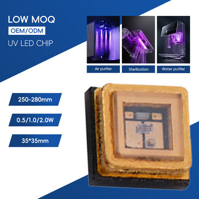 Großhandelspreis UVC SMD LED 0,5W UV Led Chip 265-285nm UVC LED 3535