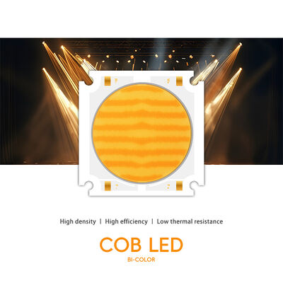 Professionelle 200W+200W Hochleistungs Bi-Color COB LED Chip 55X55MM 72-76V COB Warm COOL Weiß für Werbefilmbeleuchtung