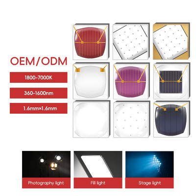 LEARNEW Hochleistungs-LED-Chip 2W/3W 1800K-7000K Anpassbare Farbtemperatur 2,8-3,4V 120 Betrachtungswinkel Konstantstrom